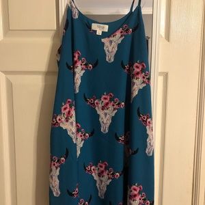 Boutique Cow Skull Dress